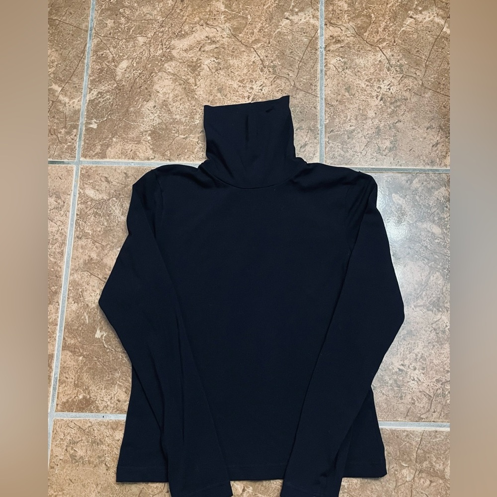 Saks Fifth Avenue Turtle Neck Long Sleeve Top - Picture 2 of 6
